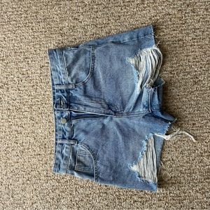 SHEIN denim shorts Sz XS.  Worn, washed and in good condition.